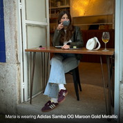 Adidas Samba OG - Maroon Gold Metallic