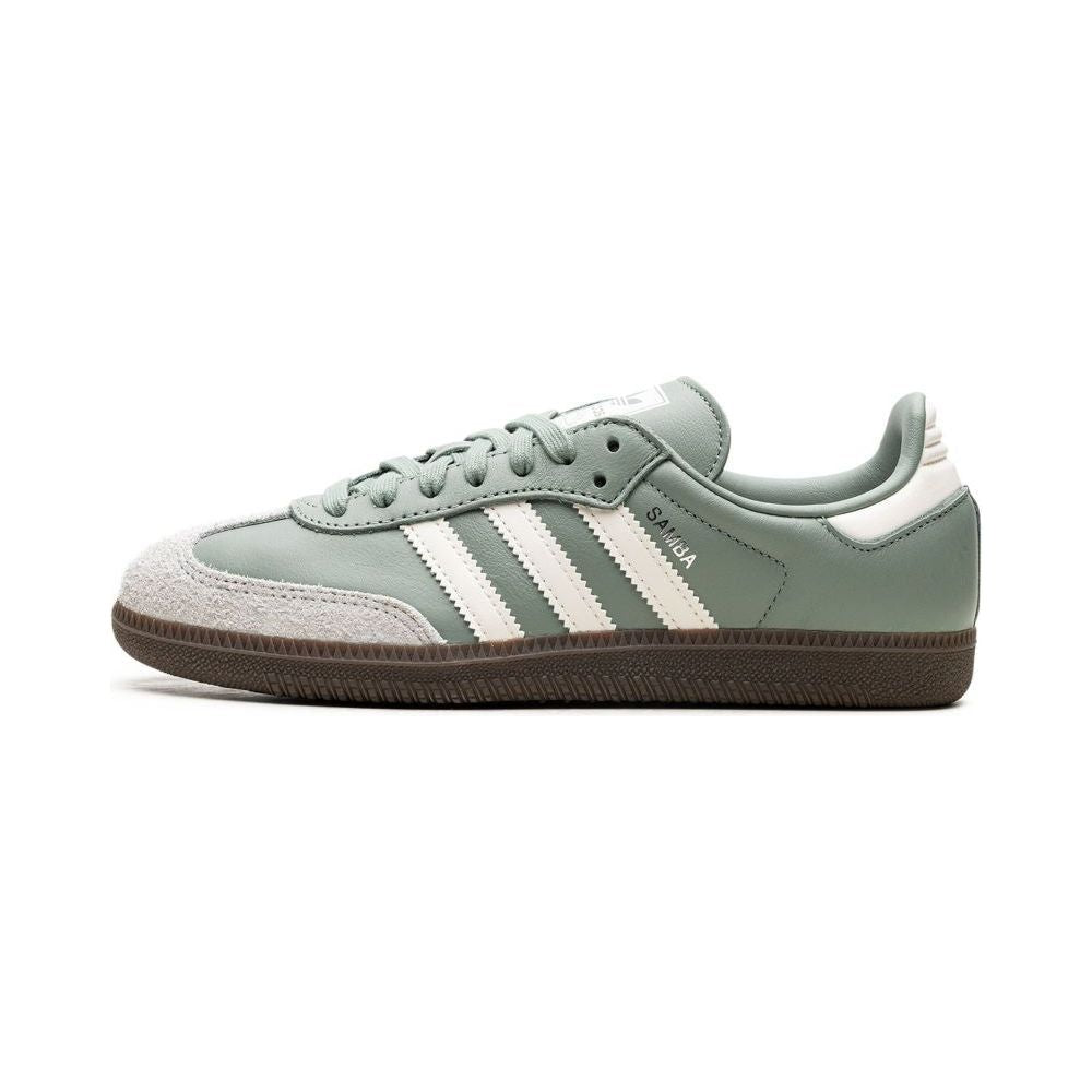 Adidas Samba OG - Silver Green Chalk White