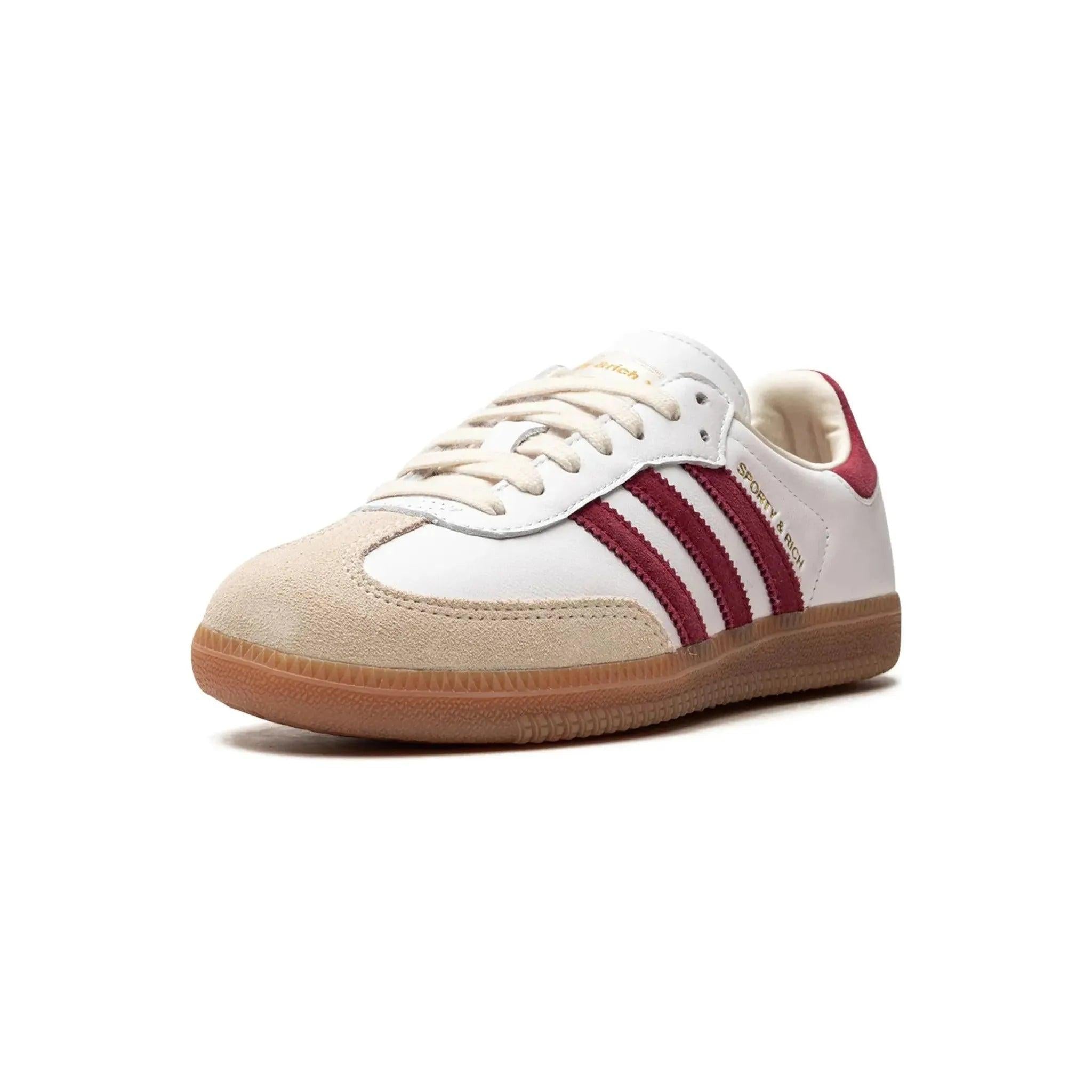 Adidas Samba - Sporty & Rich White Collegiate Burgundy