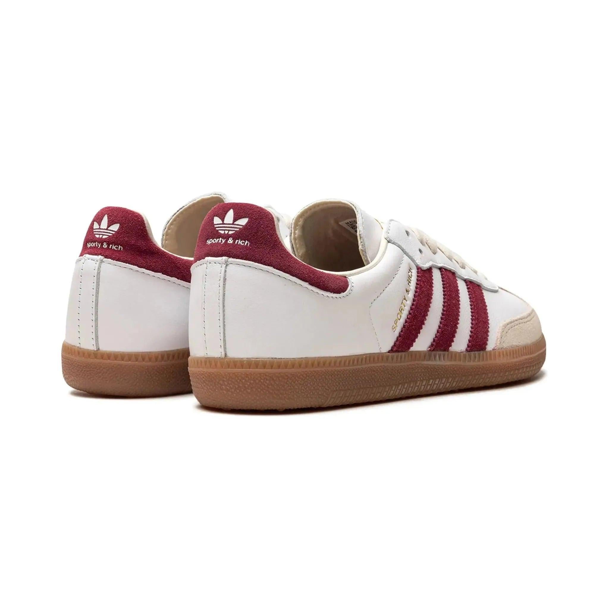 Adidas Samba - Sporty & Rich White Collegiate Burgundy