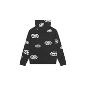 Corteiz x Denim Tears Island Wreath Zip Hoodie - Black