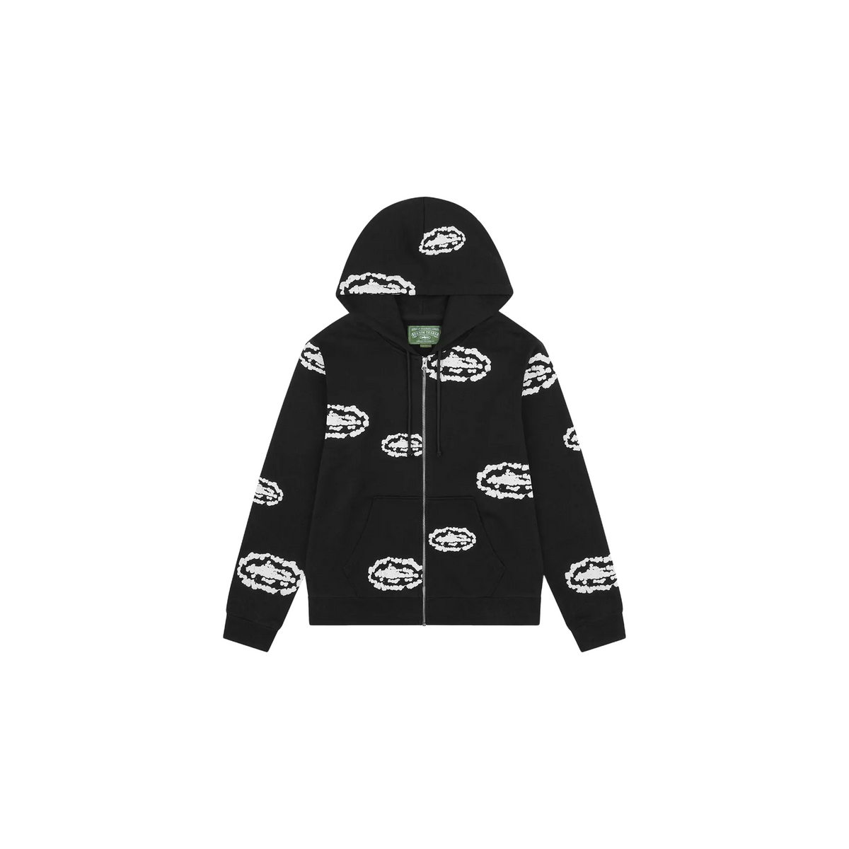 Corteiz x Denim Tears Island Wreath Zip Hoodie - Black – Lisabona 