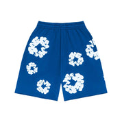 Denim Tears The Cotton Wreath ShortsRoyal Blue