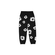 Denim Tears The Cotton Wreath Sweatpants - Black