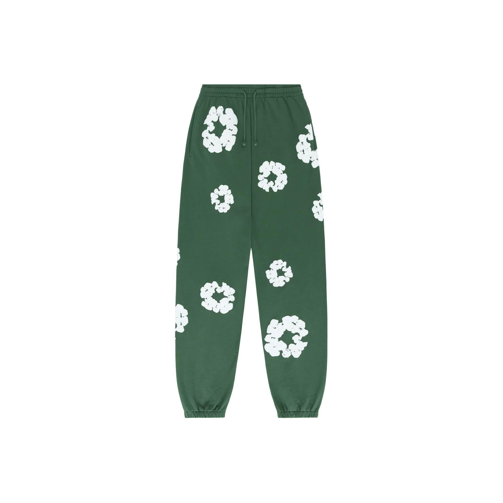 Denim Tears The Cotton Wreath Sweatpants - Green
