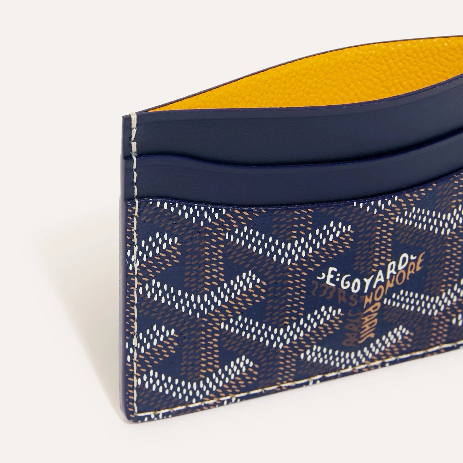 Goyard Saint Sulpice Card Holder - Navy Blue