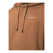 Jacquemus Le Sweatshirt Brodé Hoodie - Brown