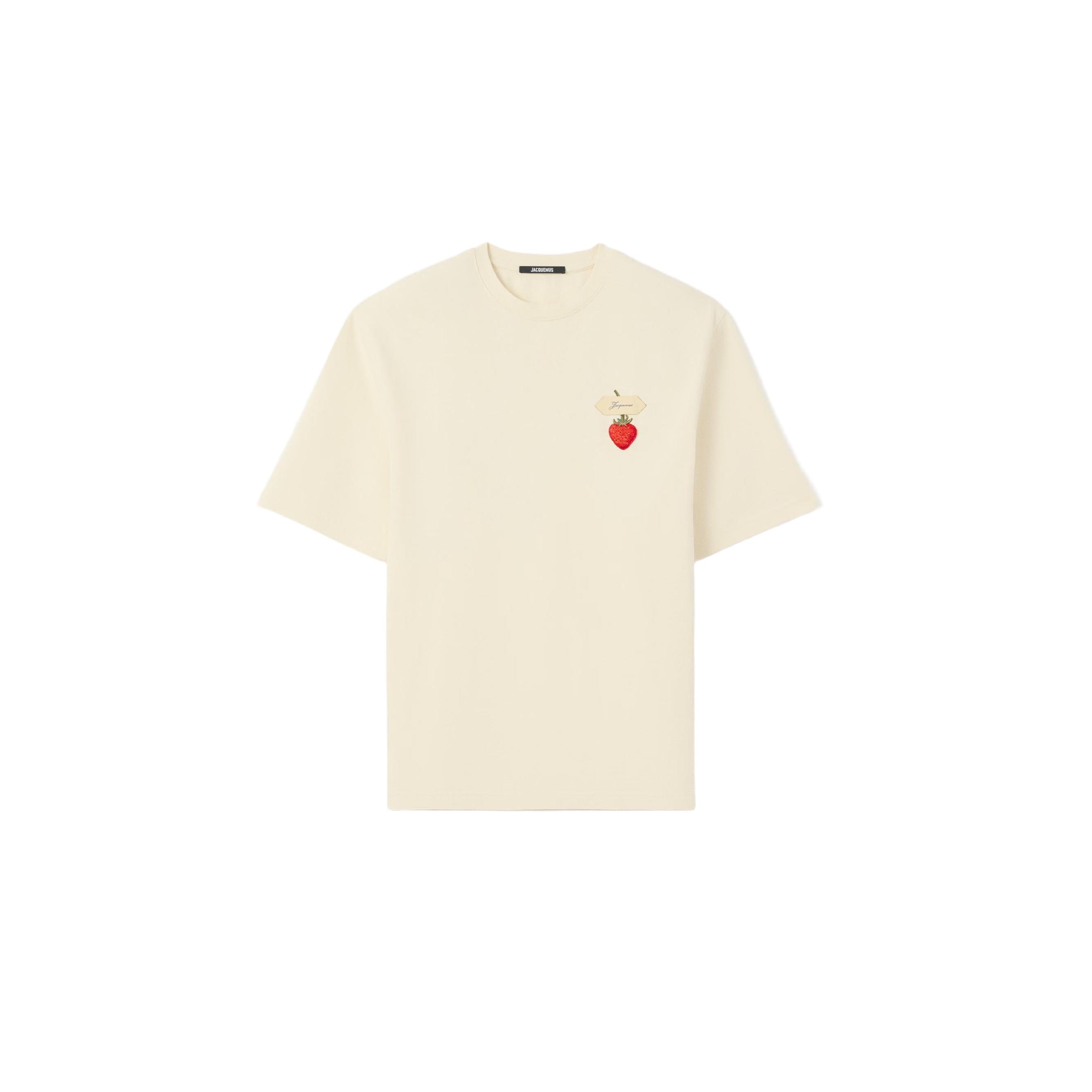 Jacquemus The Strawberry T-Shirt - Beige