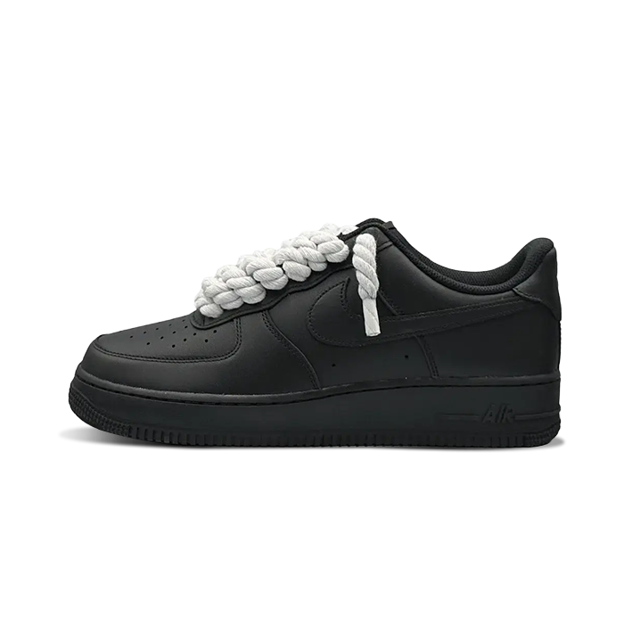 Nike Air Force 1 Low Rope Laces - Black White