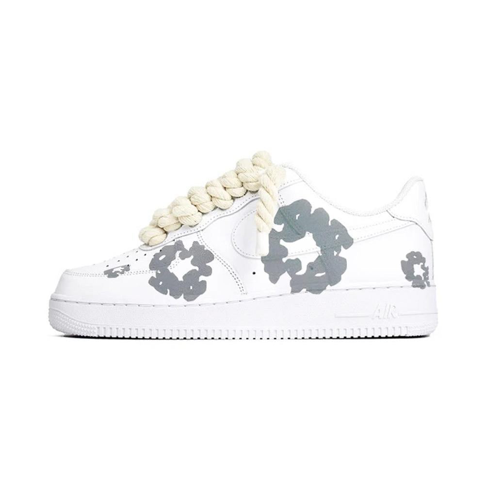 Nike Air Force 1 Low Rope Laces - Denim Tears Cream