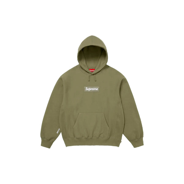 トップス Supreme Box Logo Hooded Sweatshirt Olive Supreme Box Logo Hooded Sweatshirt - Olive – Lisabona Streetwear