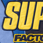 Supreme Fox Racing Zip Up Hooded Sweatshirt - Blue