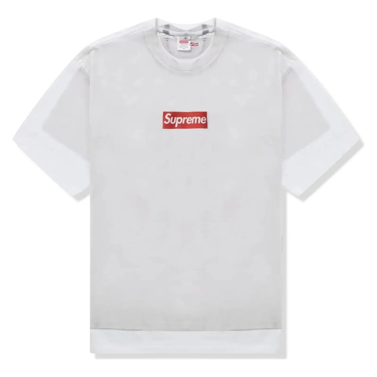 Supreme MM6 Maison Margiela Box Logo Tee - White