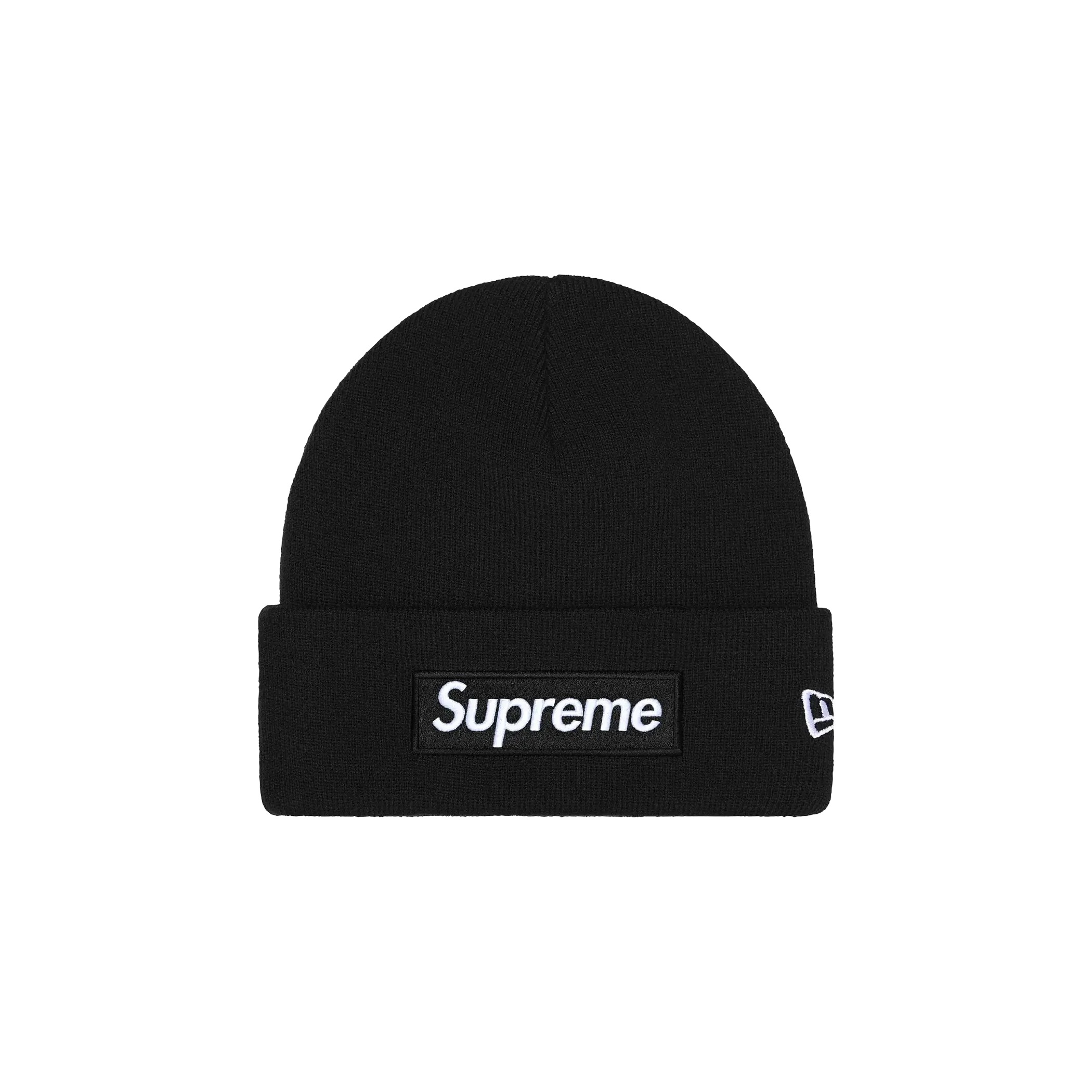 Supreme New Era Box Logo Beanie - Black