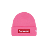 Supreme New Era Box Logo Beanie - Pink