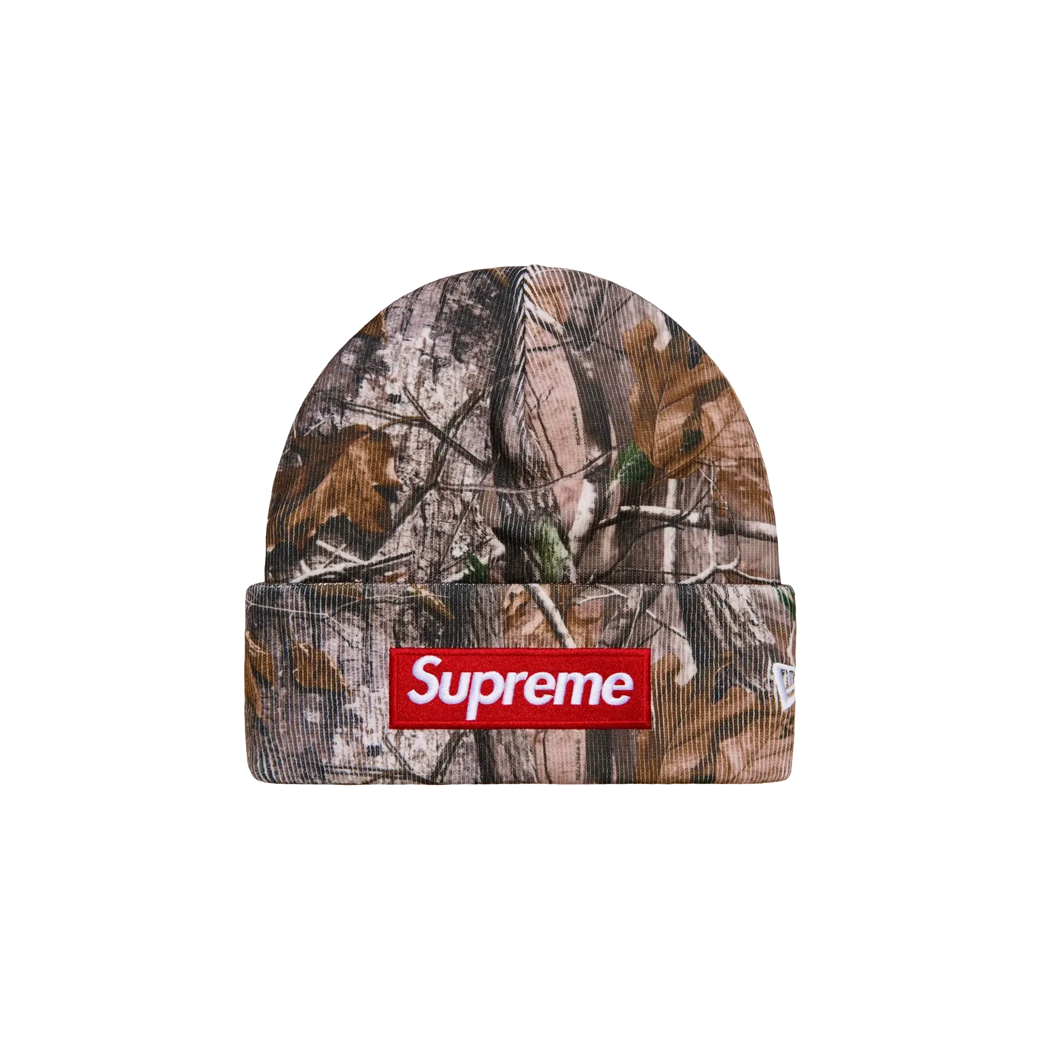 Supreme New Era Box Logo Beanie - Realtree AP Camo